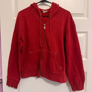 Red jacket